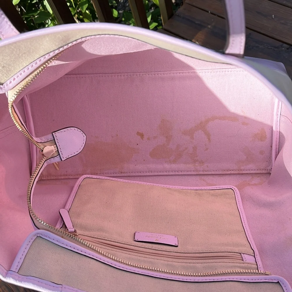 SOLD Kate Spade Canvas Tote Bag - Picture 5 of 10